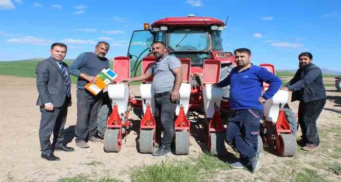 Mikoriza mantarı ile ekimler yapıldı