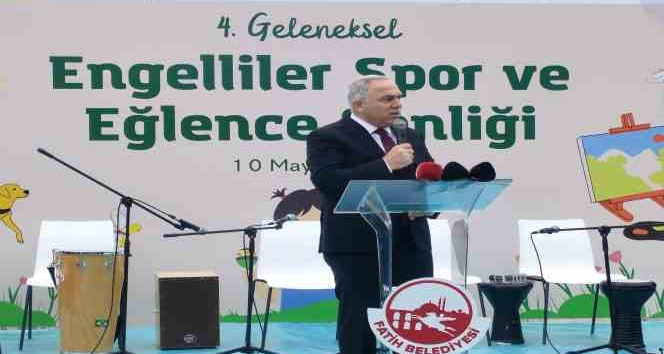 4. Geleneksel Engelliler Spor ve Eğlence Şenliği Fatih’te düzenlendi