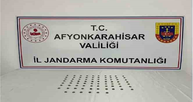 Afyonkarahisar’da ‘Elmalı Sikkesi’ ele geçirildi