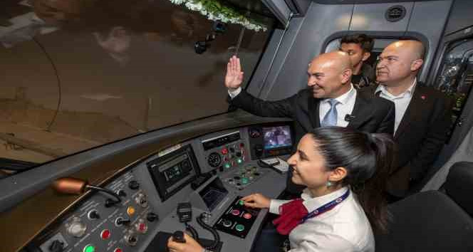 Fahrettin Altay-Narlıdere Metrosu’nda test sürüşü heyecanı