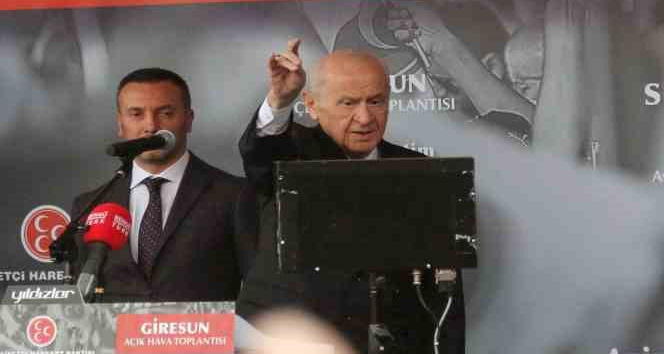 MHP Lideri Devlet Bahçeli: “ Zillet ittifakı sırtını zalimlere, sırtlanlara, akbabalara dayamıştır”
