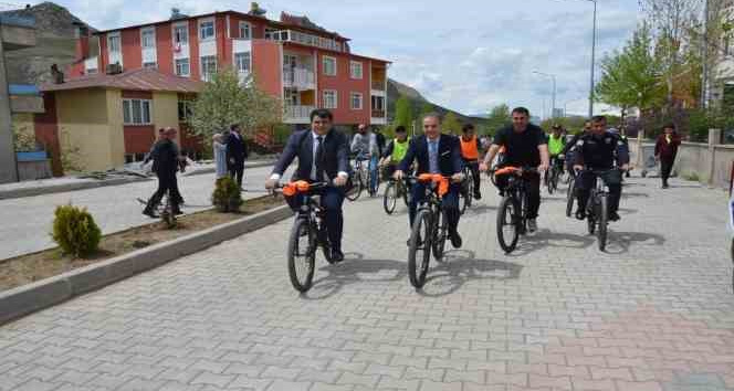 Sağlık için pedal çevirdiler
