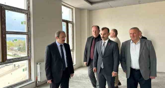 Vali Epcim Aydıntepe’nin yeni kaymakamlık binasında incelemelerde bulundu