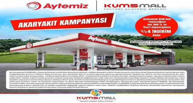 Avantajlı akaryakıt KUMSMALL’da