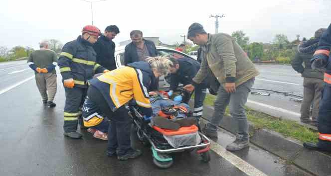 Ordu’da trafik kazası: 2 yaralı