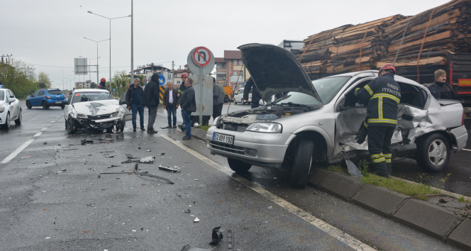 Orduda trafik kazası: 2 yaralı