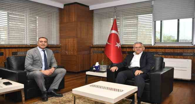Başkan Büyükkılıç’a kamu kurumu yöneticilerinden ziyaret