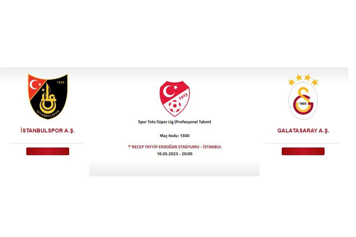 İstanbulspor - Galatasaray maçı, Recep Tayyip Erdoğan Stadyumu&#039;nda oynanacak