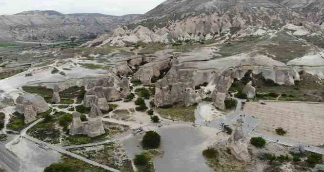 Kapadokya’nın önemli destinasyonlarından olan Paşabağları aslına dönüyor