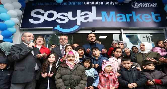 Bağcılar’da ihtiyaç sahipleri için ‘Sosyal Market’ açıldı