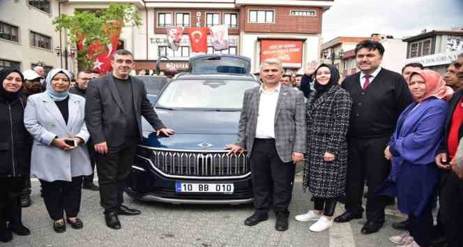 TOGG Havran’da büyük ilgi gördü