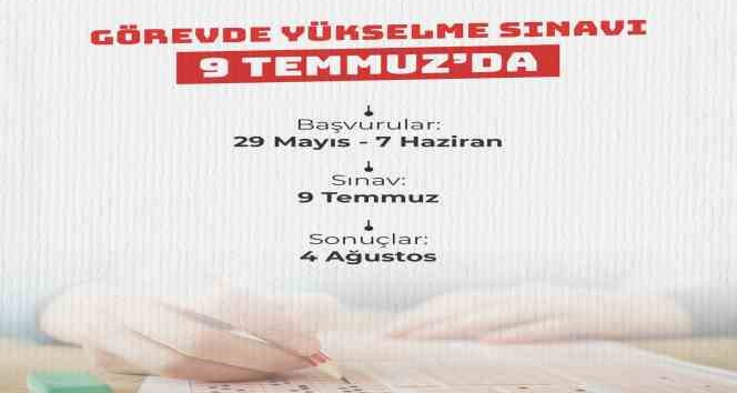 MEB’de görevde yükselme sınavı, 9 Temmuz’da yapılacak