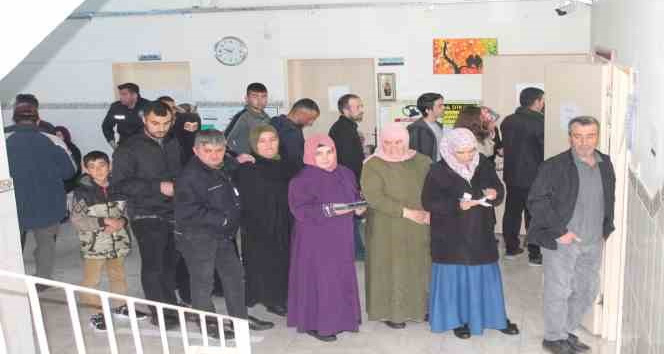 Nüfusu en az olan ilde oy verme işlemi sabah erken saatlerde başladı