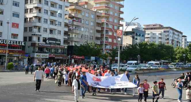 Batman’da gençlik yürüyüşü