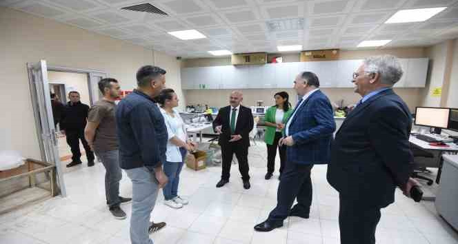 Rektör Dalgın, Düzce Üniversitesinde yapılan çalışmaları inceledi
