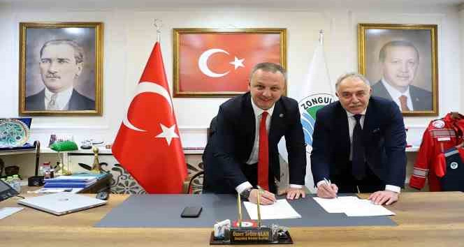 Zonguldak Belediyesi 720 işçiye yüzde 45 zamlık sözleşmeyi imzaladı