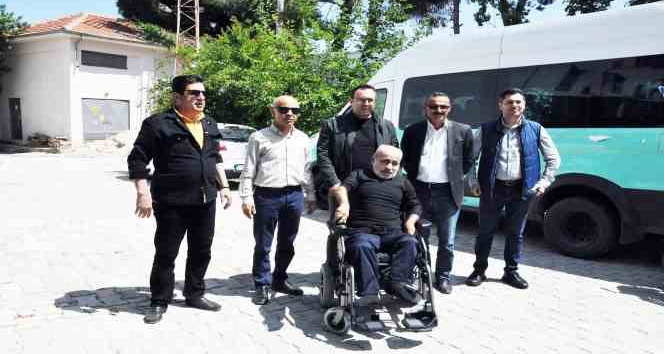 Didim’de Engelli depremzedenin talebi yerine getirildi
