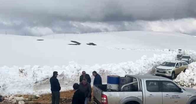 Erzincan’da mayıs ayında karla mücadele