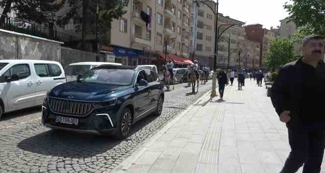 Gümüşhane’de 19 Mayıs kutlamalarına Togg damga vurdu