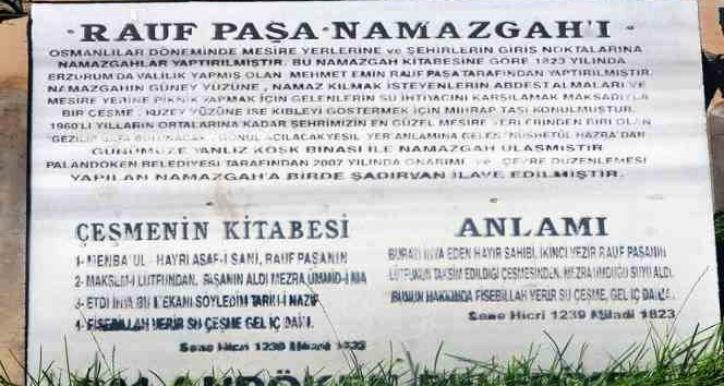Bir ecdat yadigârı: Rauf Paşa Namazgâhı