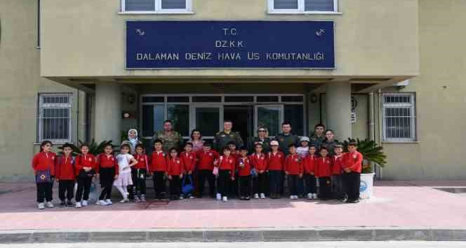 Köyceğizli öğrenciler Dalaman Deniz Hava Üs Komutanlığı’na misafir oldu