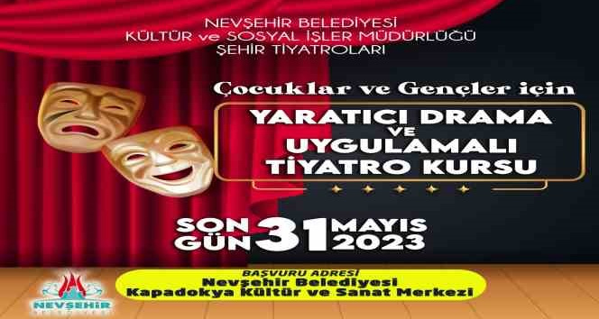 Nevşehir’de Tiyatro Kursu kayıtları başladı