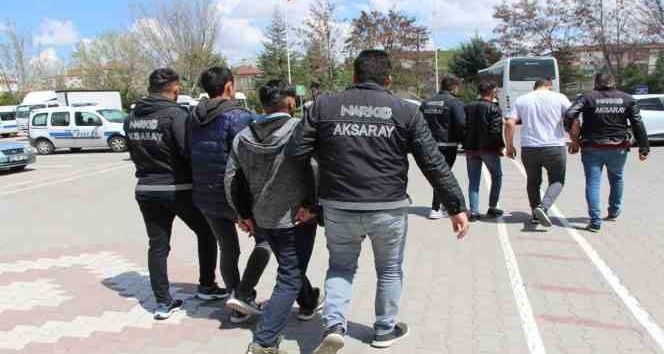 Aksaray’da uyuşturucu operasyonu: 24 şüpheli tutuklandı