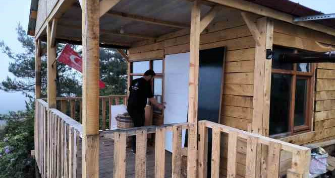 Hırsızlardan şüphelendi, fotokapan görüntülerini izleyince şok oldu