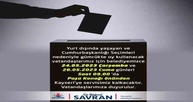 Gurbetçi seçmenlere ulaşım desteği