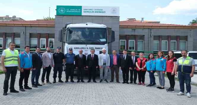 Kırklareli’nden deprem bölgesine yardım
