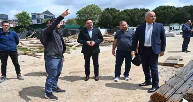 Başkan Erdoğan, inşaat çalışmaları devam eden okullarda incelemelerde bulundu