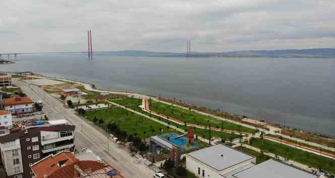 (Özel) Lapseki Millet Bahçesi’nde sona gelindi