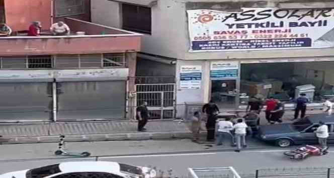 Boks maçı değil, trafik kazası sonrası kavga