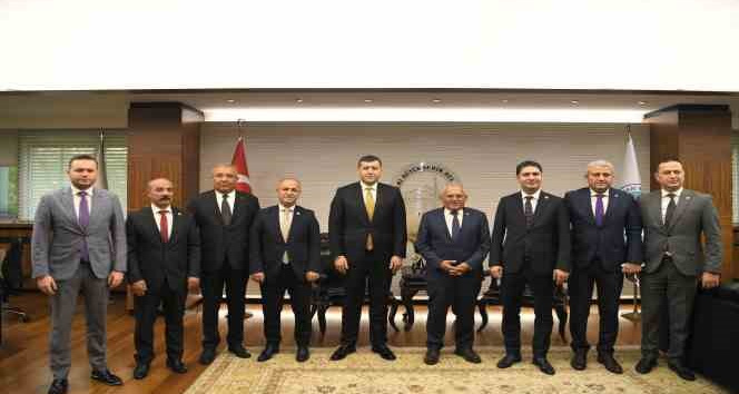 Cumhur İttifakı milletvekillerinden Başkan Büyükkılıç’a ziyaret