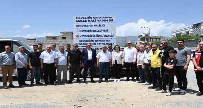 Nevşehir’den deprem bölgesi Hatay’a ’sebze hali’ desteği