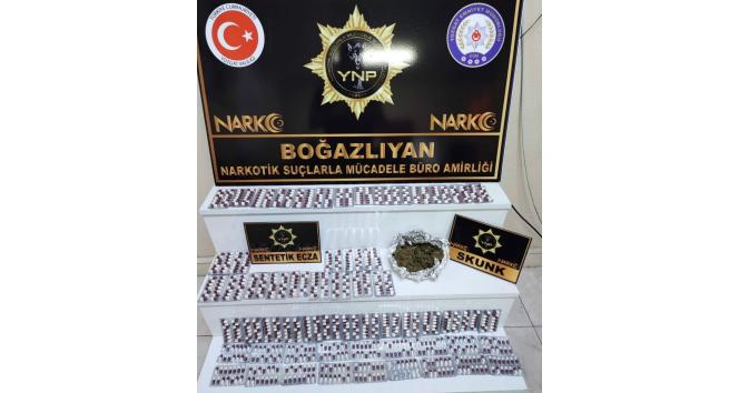 Yozgat’ta uyuşturucu operasyonu: 3 tutuklu