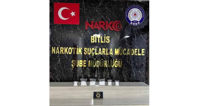 Bitlis’te uyuşturucu madde ele geçirildi