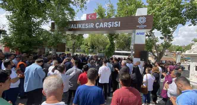 Adıyaman’da Balıkesir Çarşısı dualarla açıldı