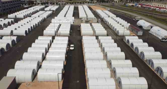 Depremzedelere özel konforlu konteyner kent kuruldu