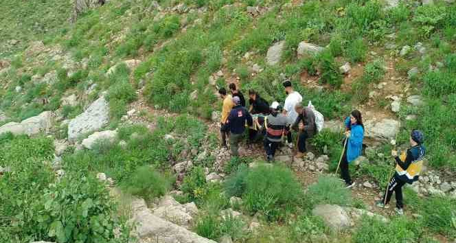 Dağda rahatsızlanan vatandaş ambulans helikopterle kurtarıldı