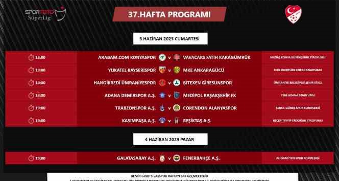 Galatasaray - Fenerbahçe derbisi 4 Haziran’da oynanacak