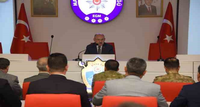 Manisa’da seçim güvenliği toplantısı yapıldı