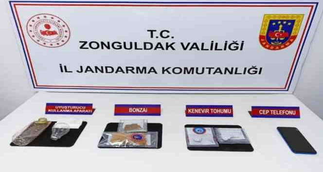 Zonguldak’ta uyuşturucu operasyonunda 1 tutuklama