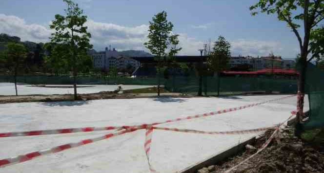 Trabzon’da Ortahisar Millet Bahçesinde ikinci etap çalışmaları başladı
