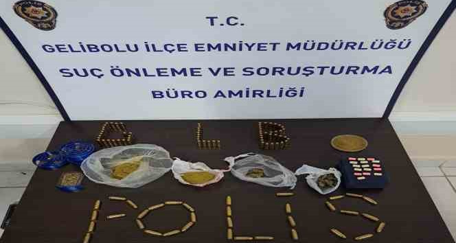 Gelibolu’da uyuşturucu operasyonuna 2 tutuklama