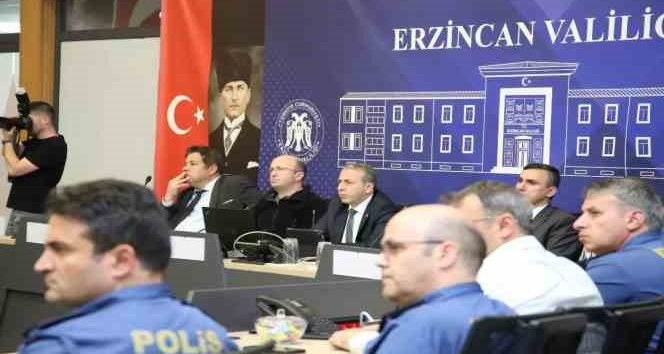 Erzincan’da 2. tur için ‘Seçim Güvenliği’ toplantısı yapıldı