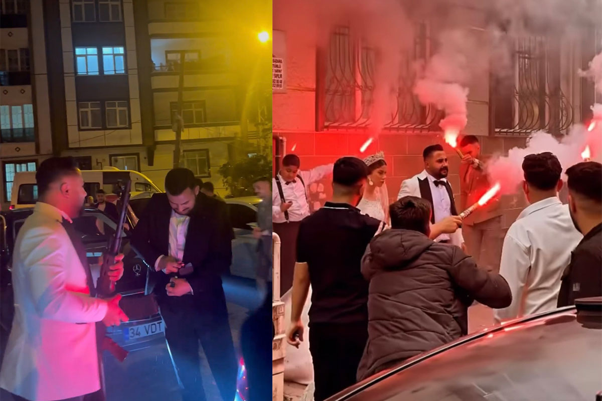 İstanbul’da tüfekli düğün konvoyundaki magandalara ceza yağdı