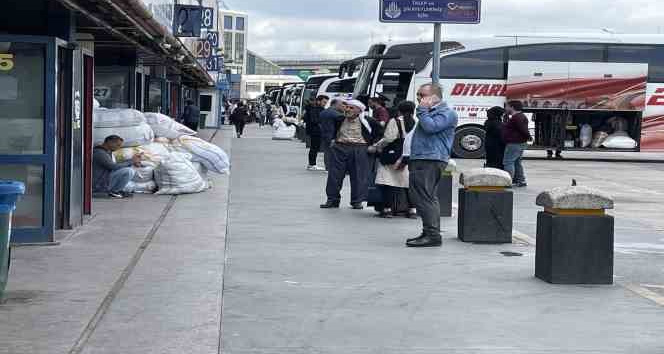 Otogarda ikinci tur seçim yoğunluğu