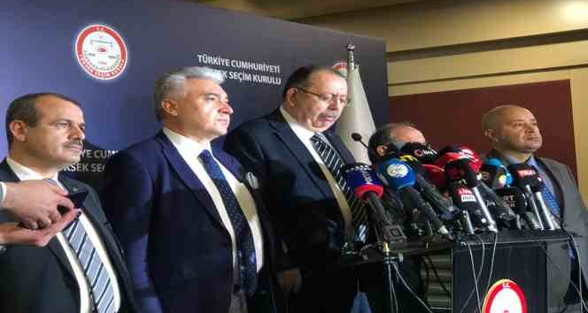 YSK Başkanı Yener: “İkinci tur oy verme süreci sona ermiştir, herhangi olumsuz bir durum söz konusu olmamıştır”
