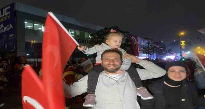 Küçükçekmece’de Cumhurbaşkanlığı seçim zaferi kutlaması
